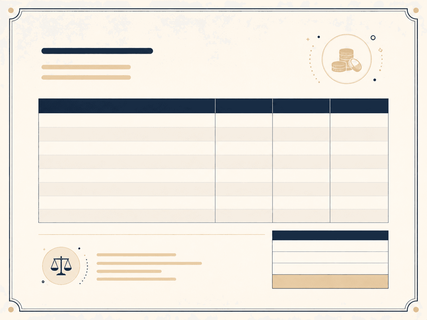 Invoice & payment terms template draft