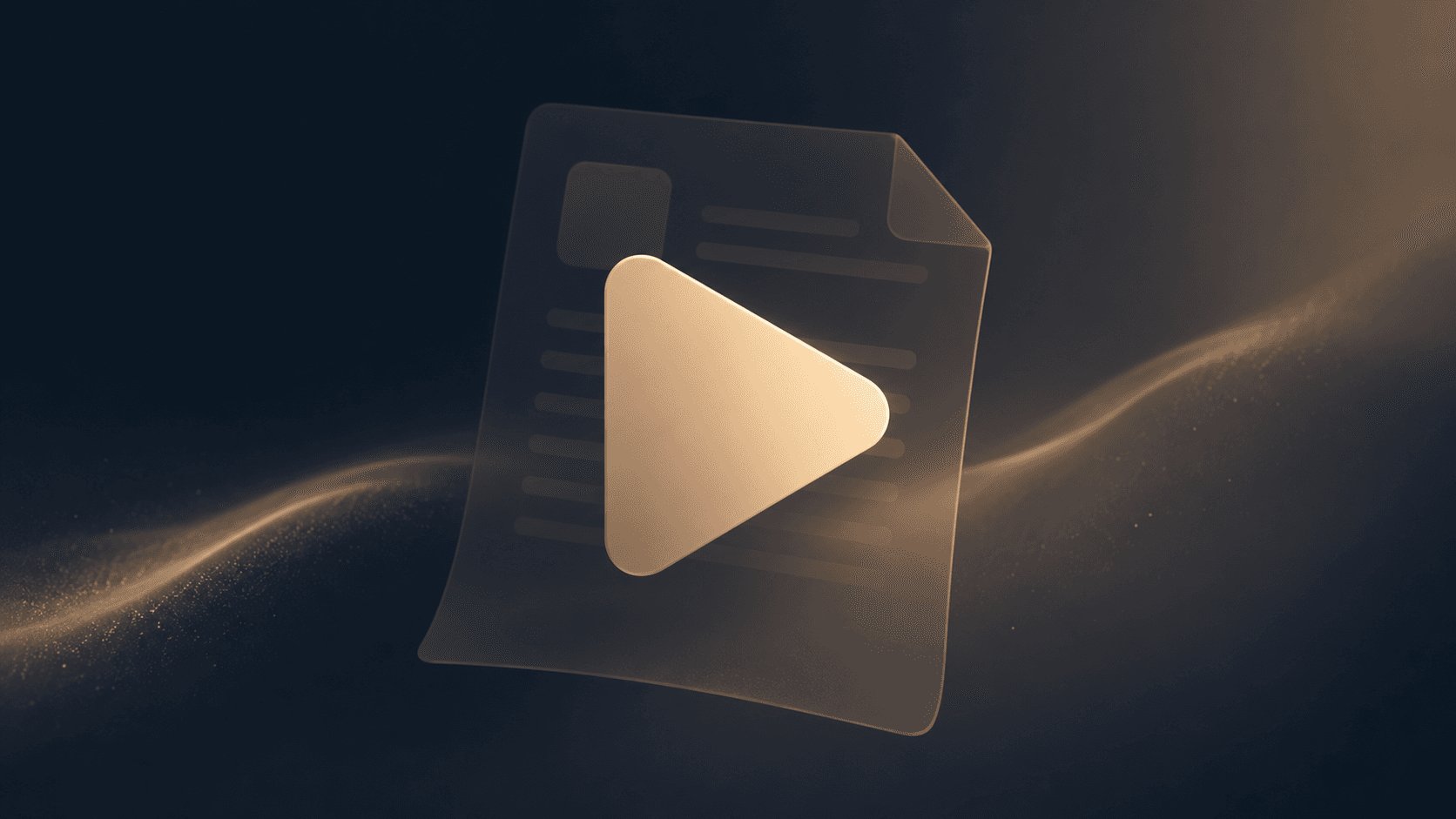 Promo storyboard cover keyframe for a launch